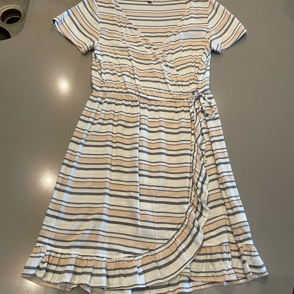 Roxy Wrap Tie Front Sundress